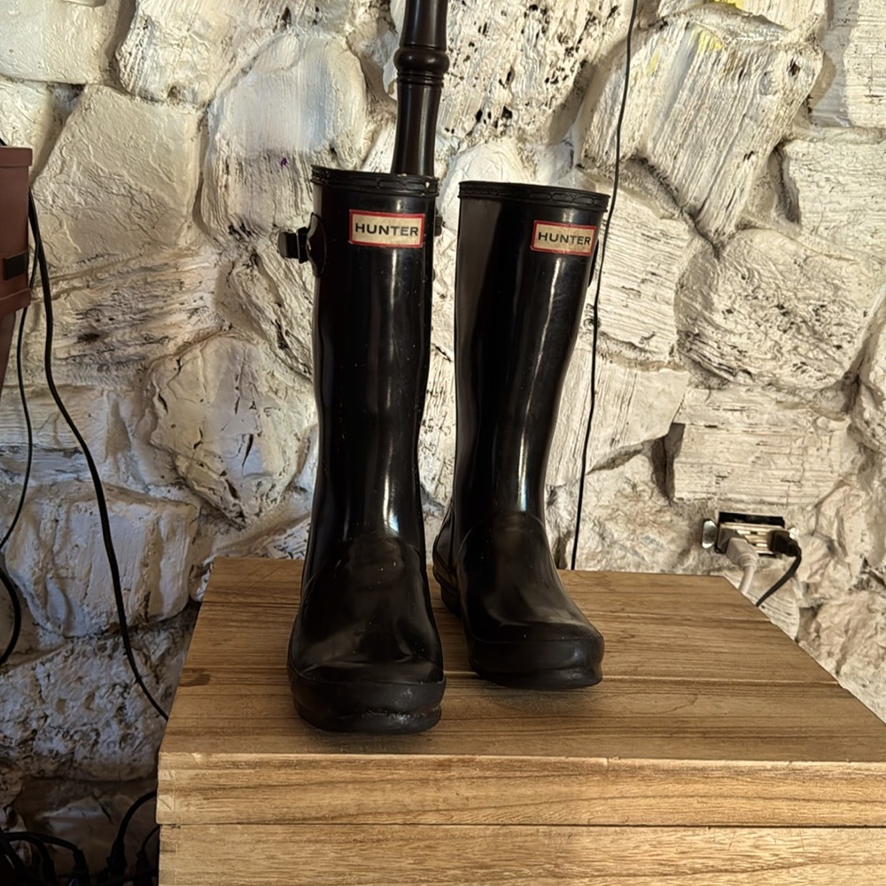 Hunter kids’ Original Gloss waterproof Rain Boots